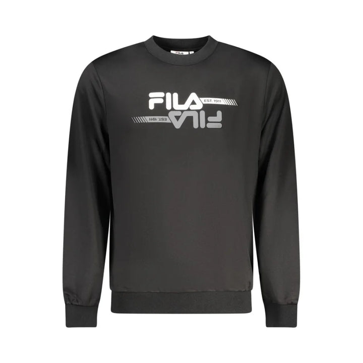 Fila Black Polyester Men Sweatshirt