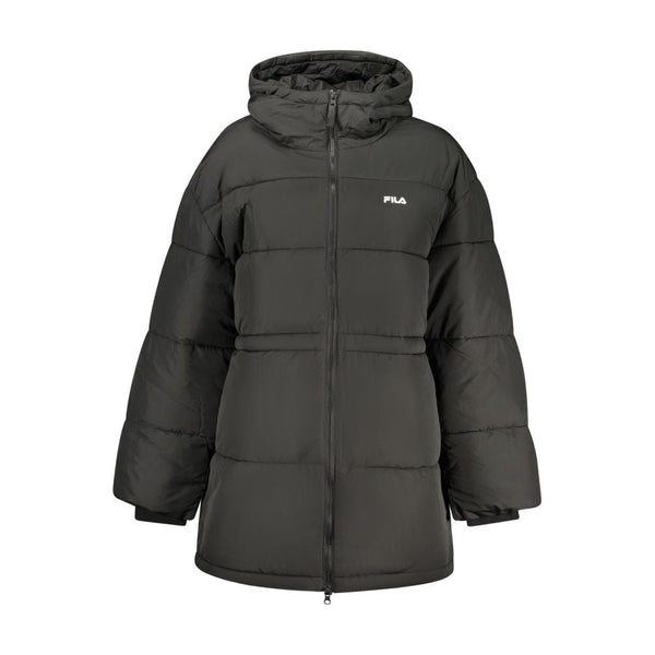 Fila Windbreakers - Black Polyester Women Jacket
