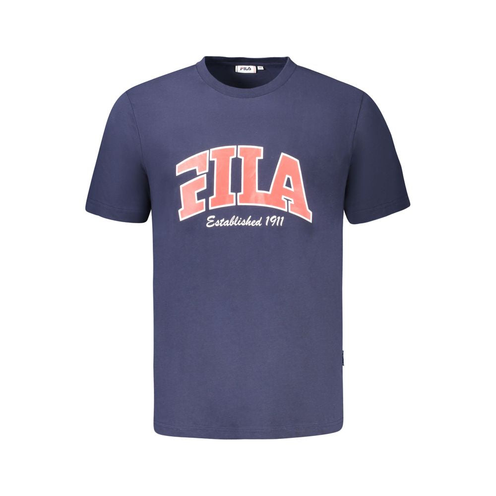Fila Blu Cotton Uomo T-shirt