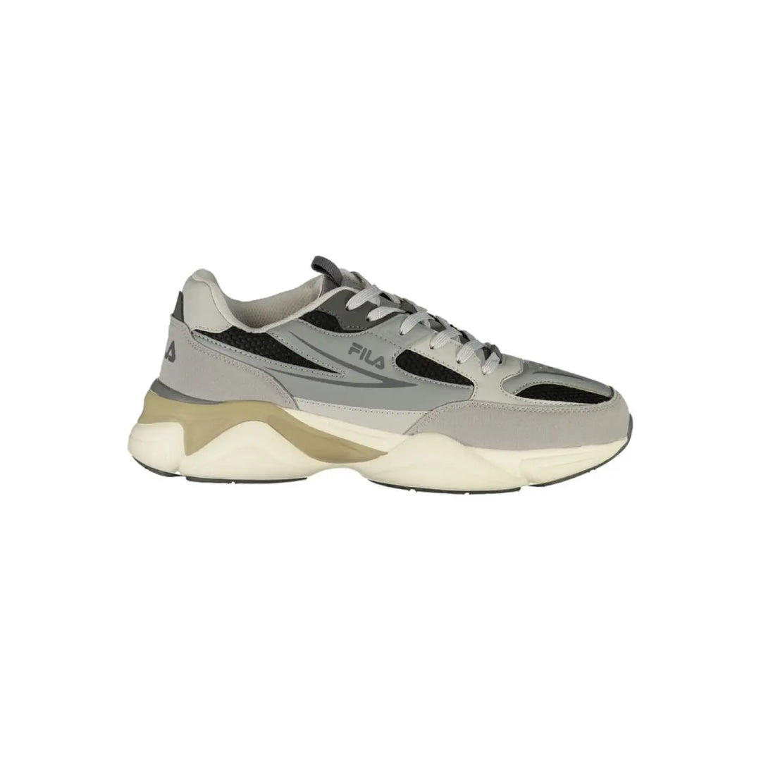 Fila Gray Polyester Men’s Sneaker