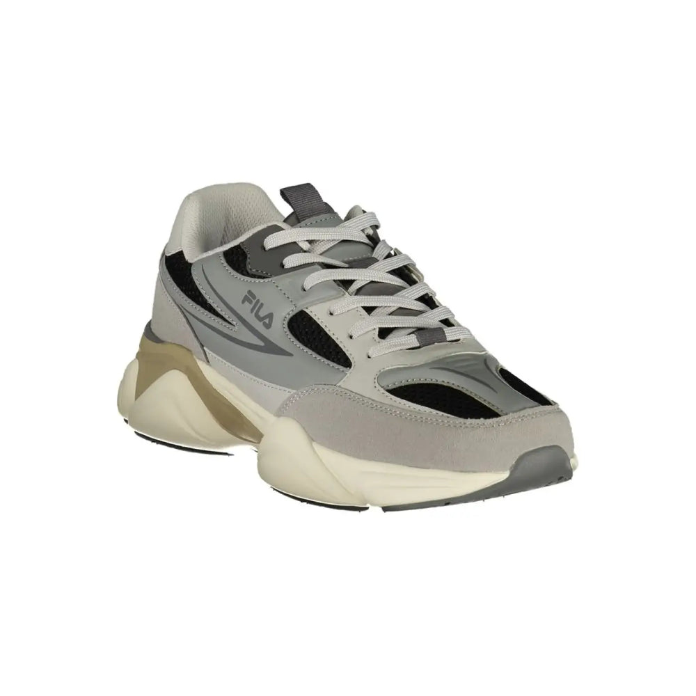 Fila Gray Polyester Men’s Sneaker