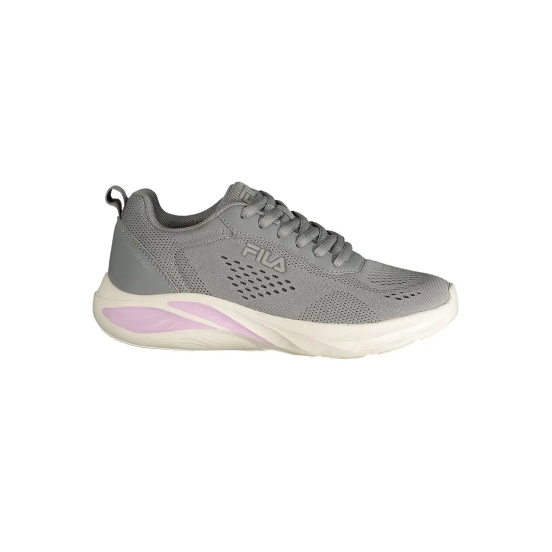 Fila Gray Polyester Women’s Sneaker