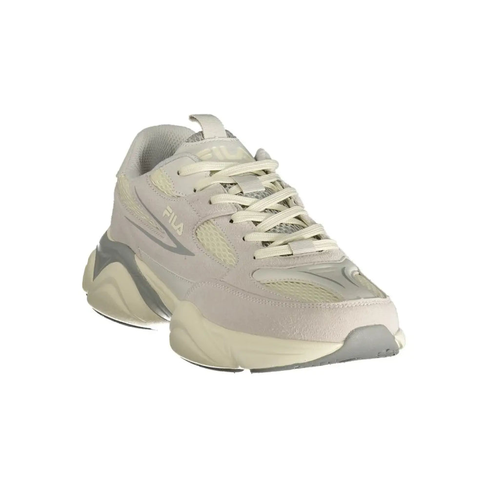Fila Gray Polyurethane Men’s Sneaker