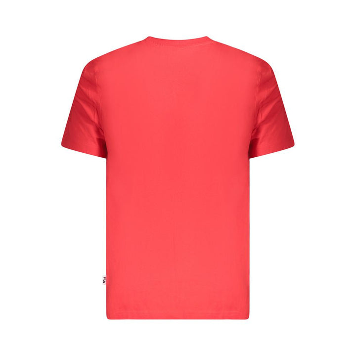 Fila Red Cotton Men T-shirt