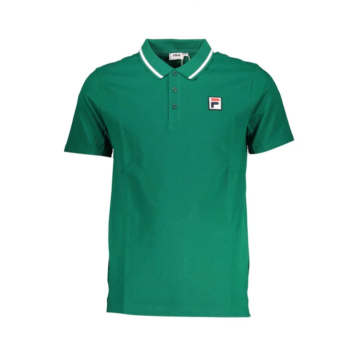Fila Verde Cotton Unisex Polo