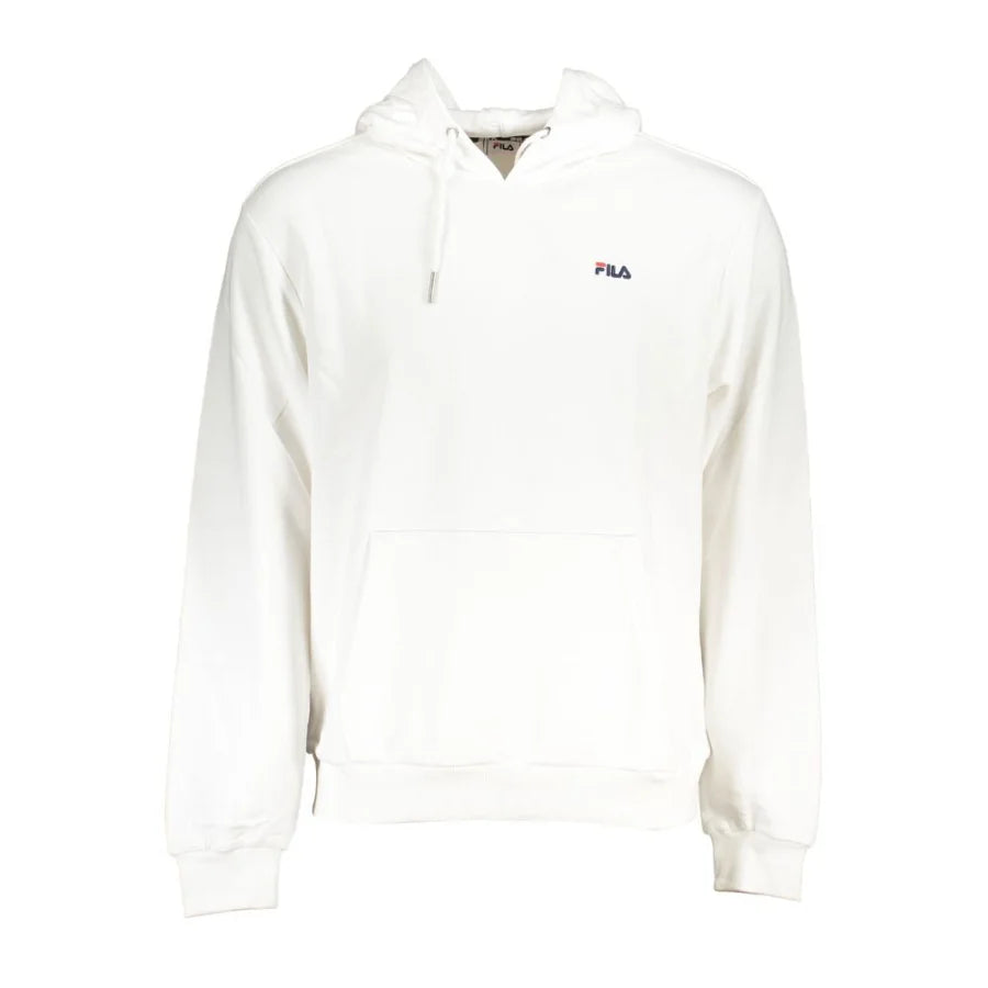 Fila White Cotton Men’s Hoodie