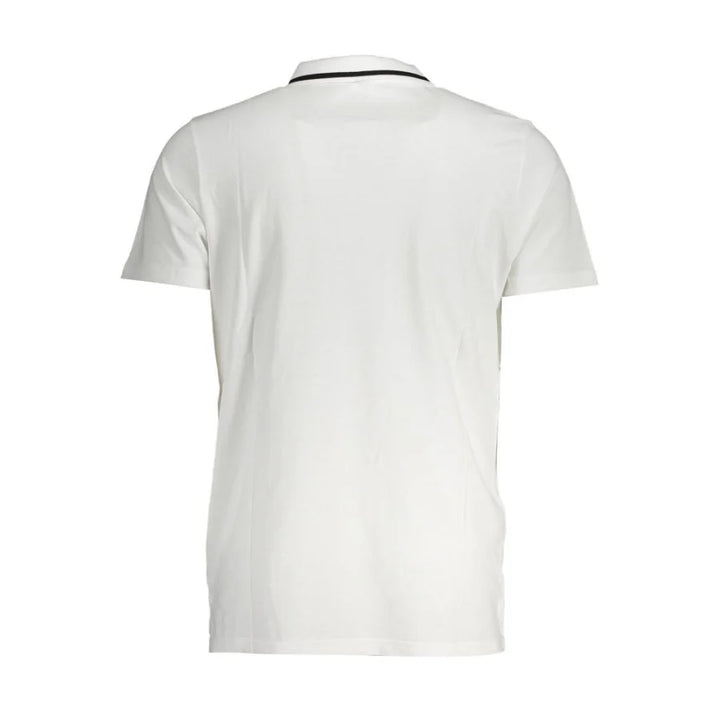 Fila White Cotton Mens Polo Shirt