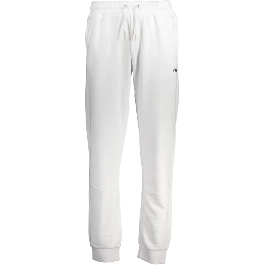 Fila White Cotton Men’s Sweatpants