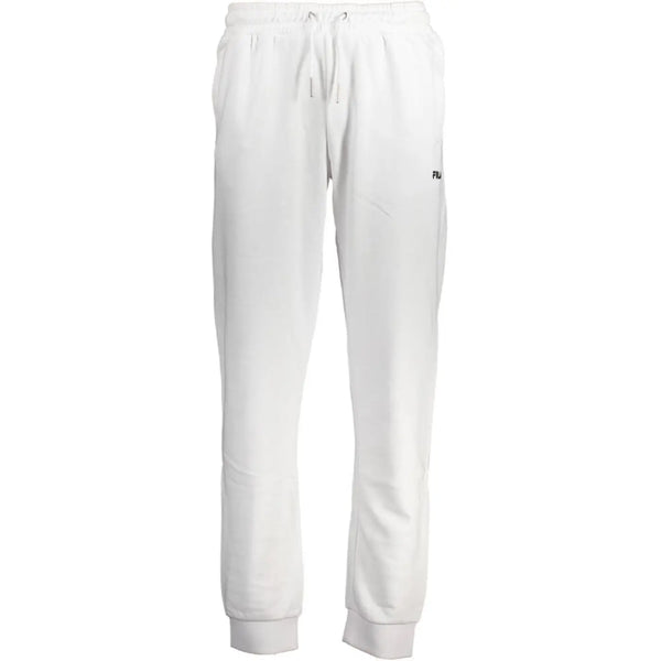 Fila White Cotton Men’s Sweatpants