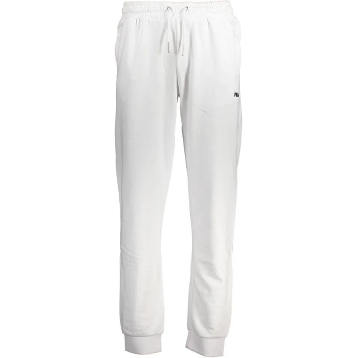 Fila White Cotton Men’s Sweatpants