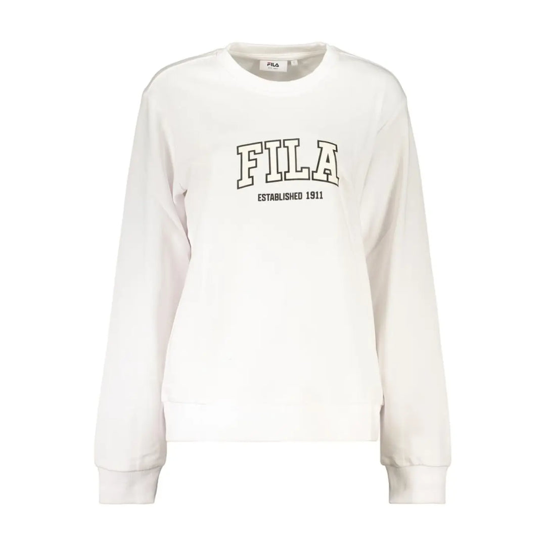 Fila White Cotton Women’s Sweatshirt