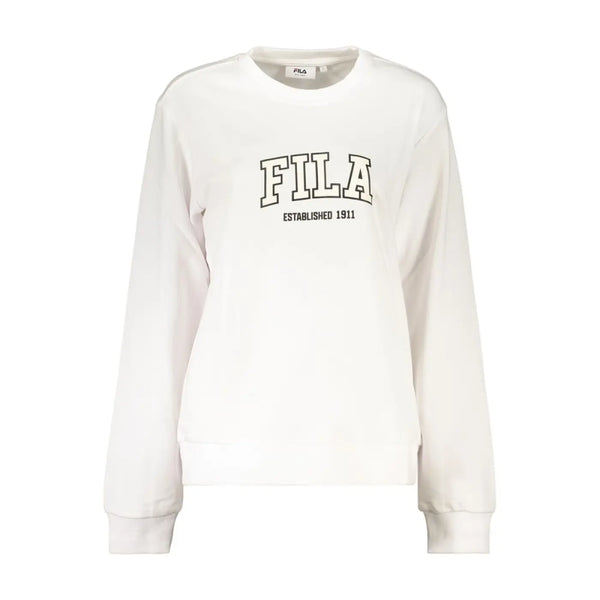 Fila White Cotton Women’s Sweatshirt