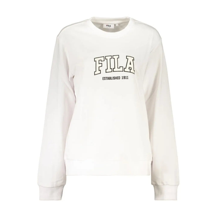 Fila White Cotton Women’s Sweatshirt