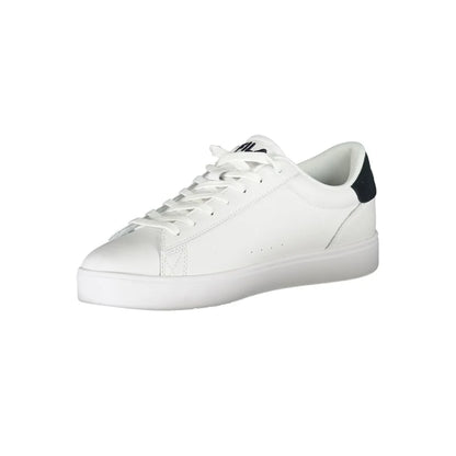 Fila White Polyester Athletic Sneakers