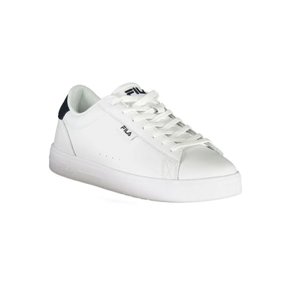 Fila White Polyester Athletic Sneakers