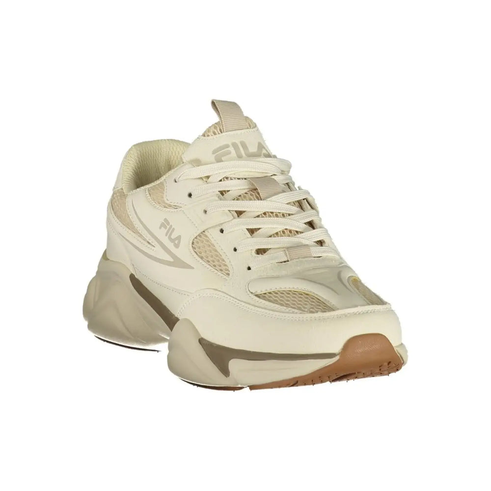 Fila White Polyester Men’s Sneaker