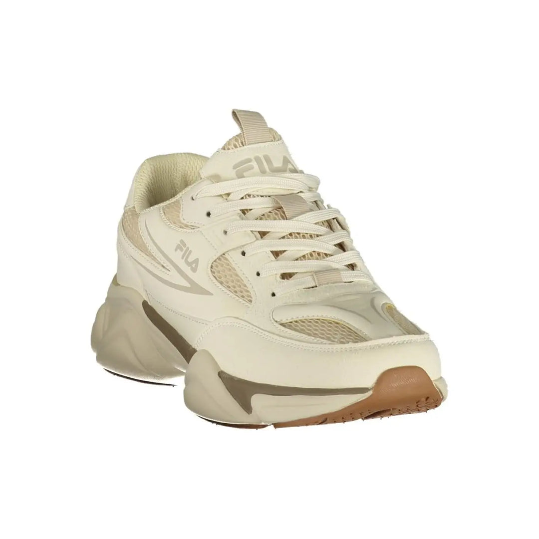 Fila White Polyester Men’s Sneaker