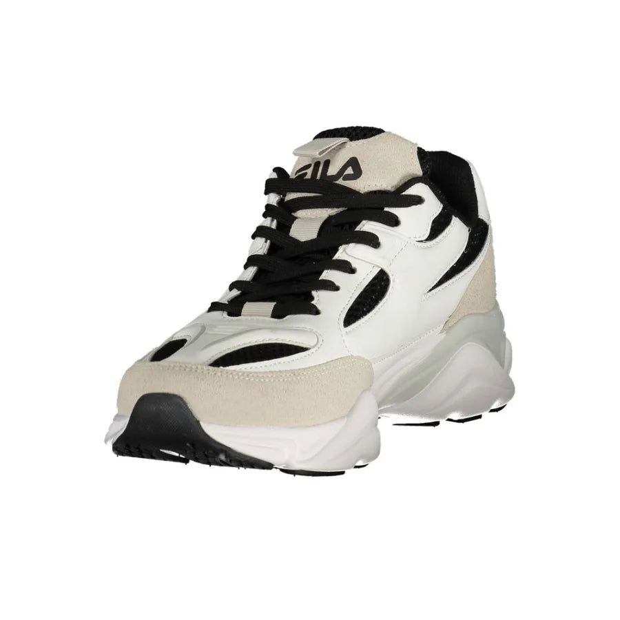 Fila White Polyurethane Men Sneaker