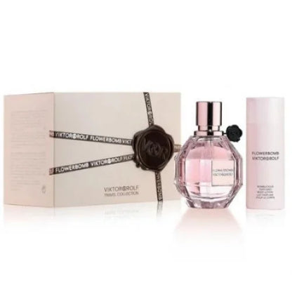 Flowerbomb Eau De Parfum Spray Gift Set for Women 1.7 Oz Women’s Sets Viktor & Rolf