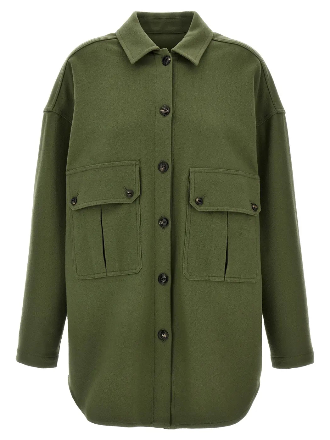 Fortela Bicolor Virgin Wool Blouse