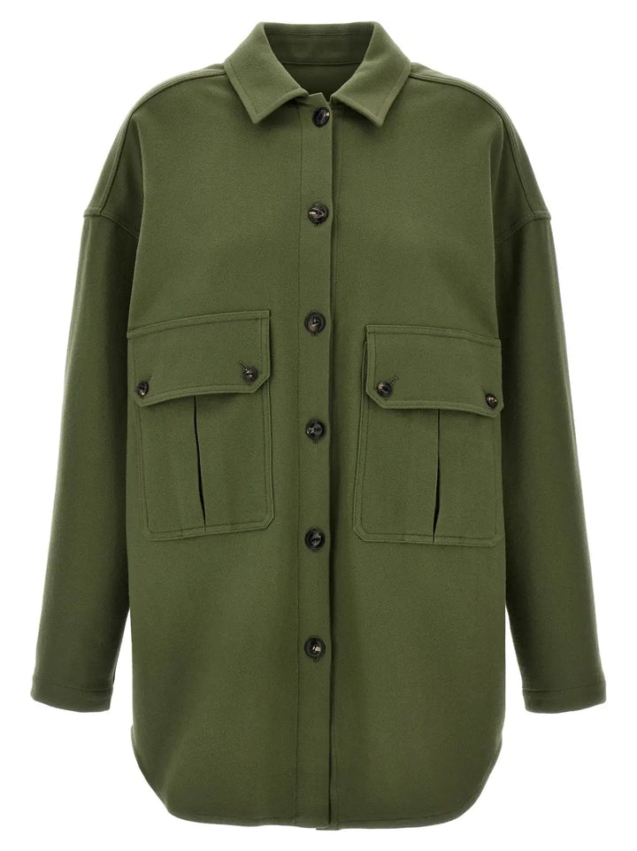 Fortela Bicolor Virgin Wool Blouse