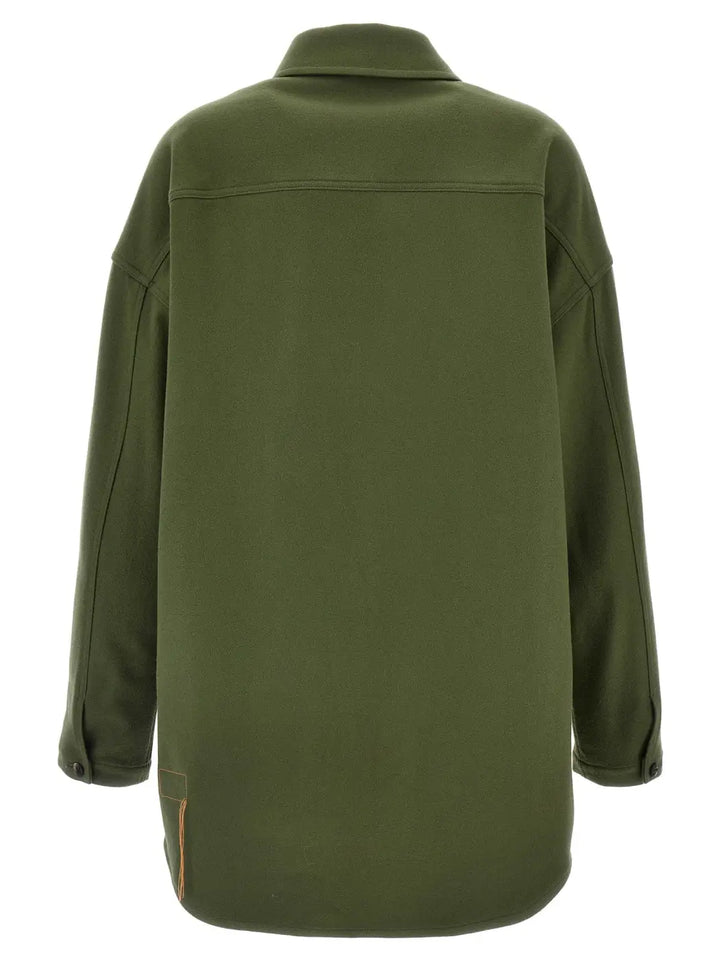 Fortela Bicolor Virgin Wool Blouse