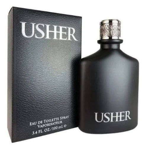 Fragrance Opens with Citrusy Accords Including Melon and Pineapple Men’s Cologne Usher