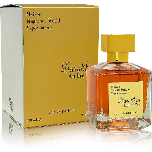 Fragrance World Barakkat Ambre Eve Unisex Perfume with Golden Ambergris