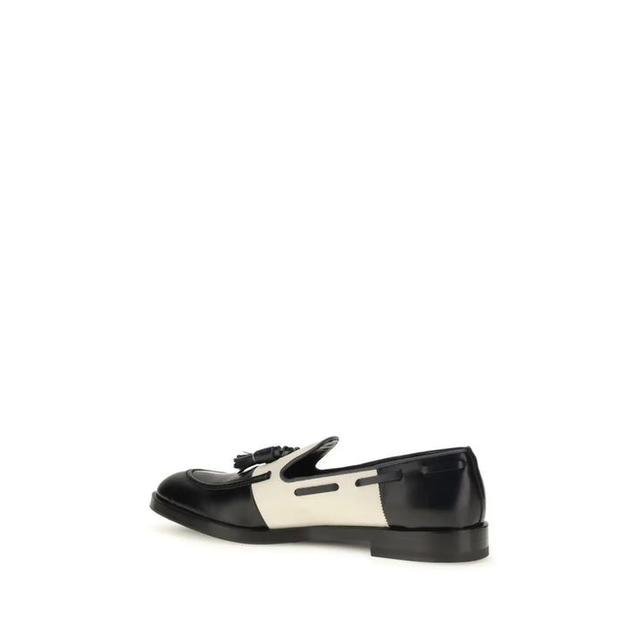Fratelli Rossetti Multicolor Calf Leather Bos Taurus Slip-on Loafers