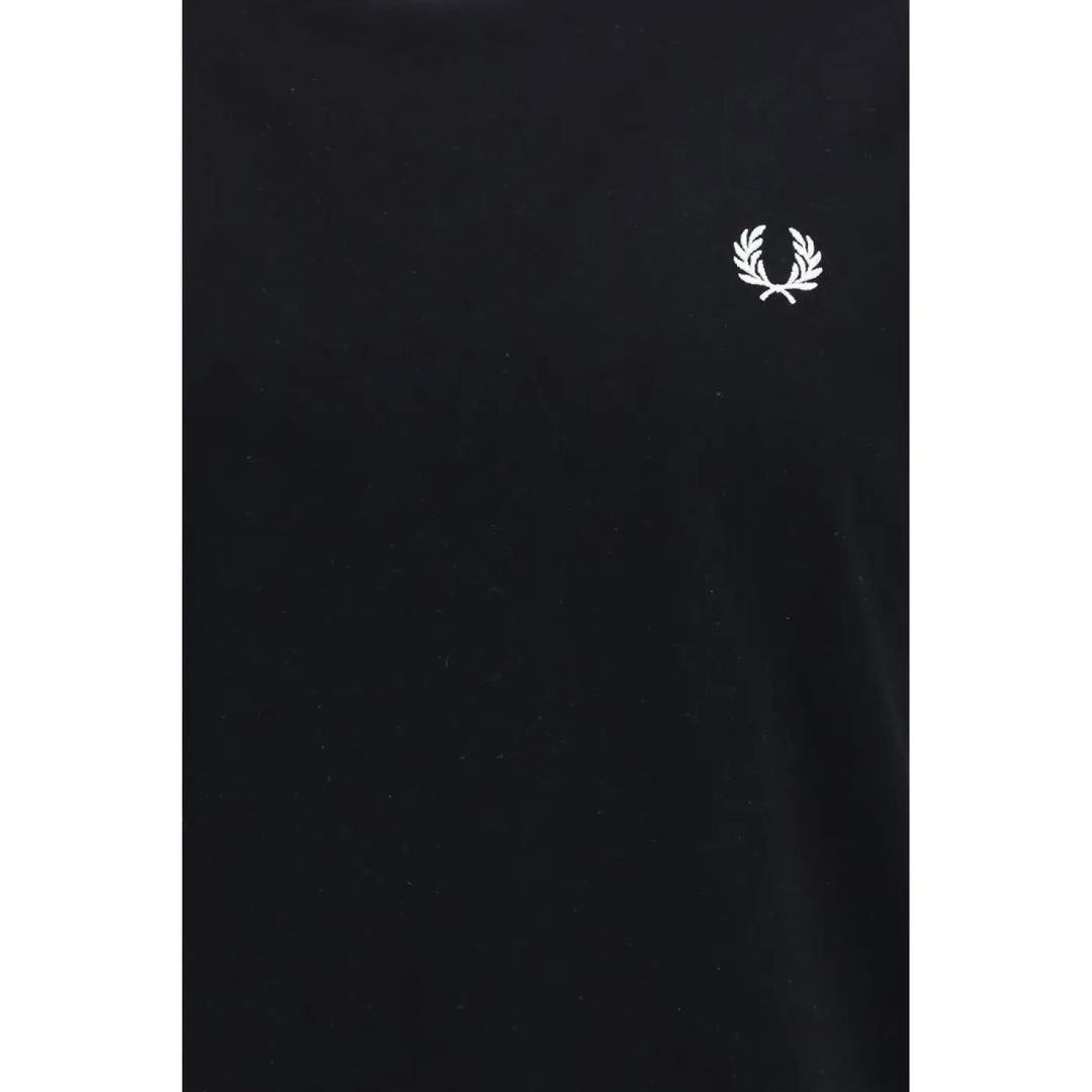 Fred Perry Black Cotton T-Shirt