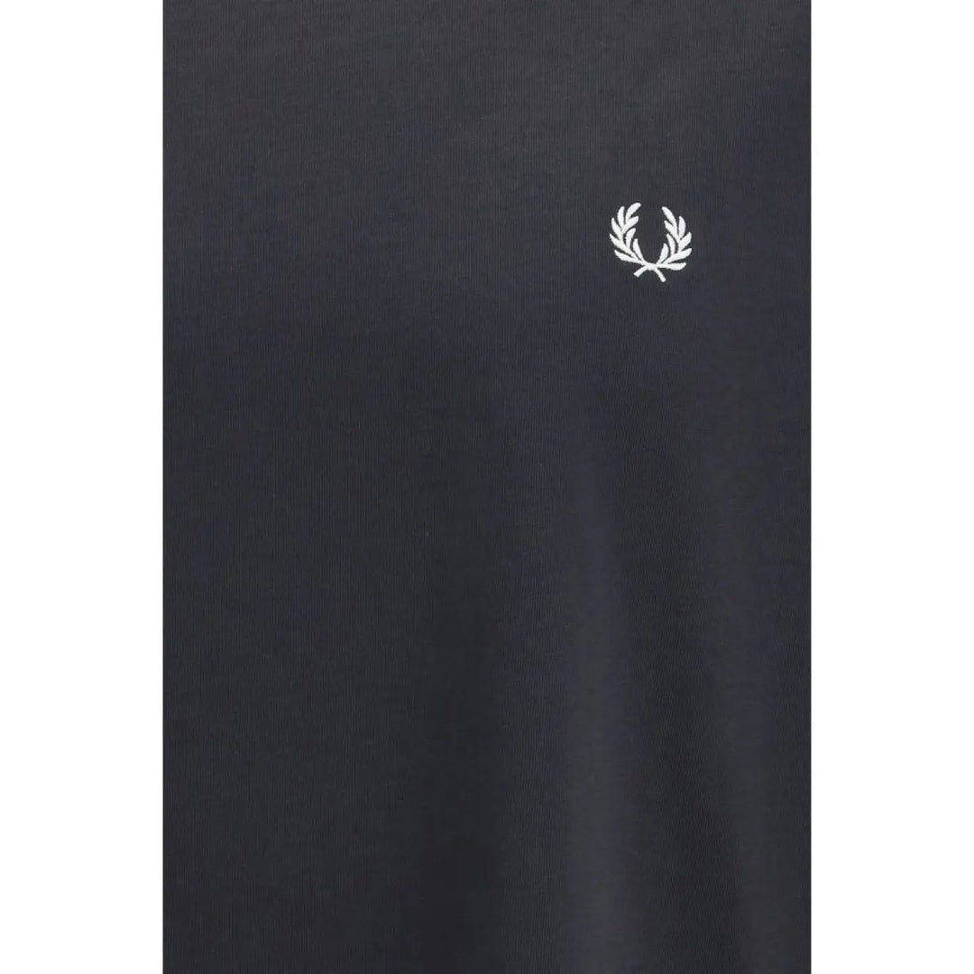 Fred Perry Black Cotton T-Shirt
