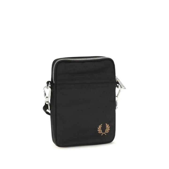 Fred Perry Black Nylon Shoulder Bag