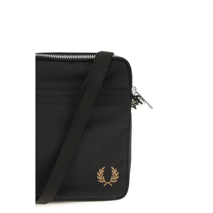 Fred Perry Black Nylon Shoulder Bag