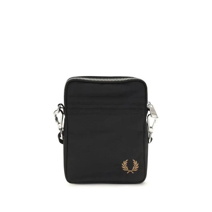 Fred Perry Black Nylon Shoulder Bag