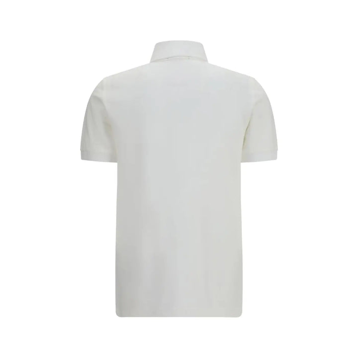 Fred Perry White Cotton Polo Shirt