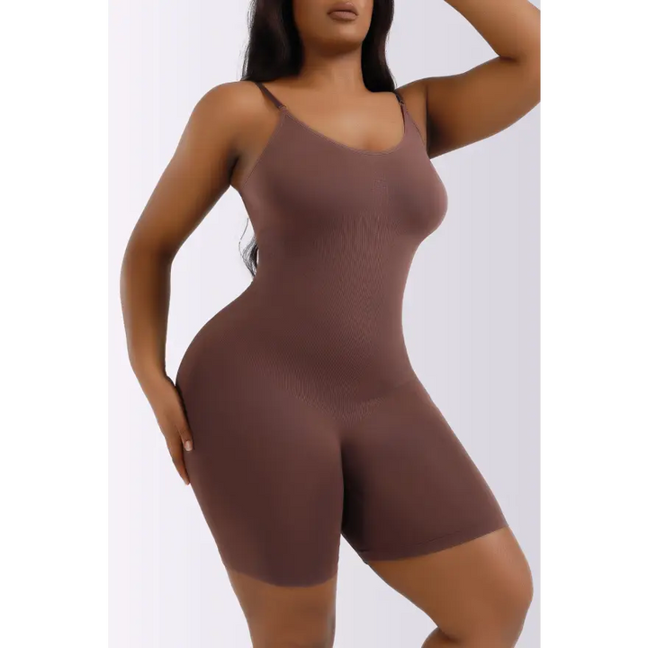 Seamless Spaghetti Strap Shaping Romper Flawless Fit Clothing Tops Trendsi