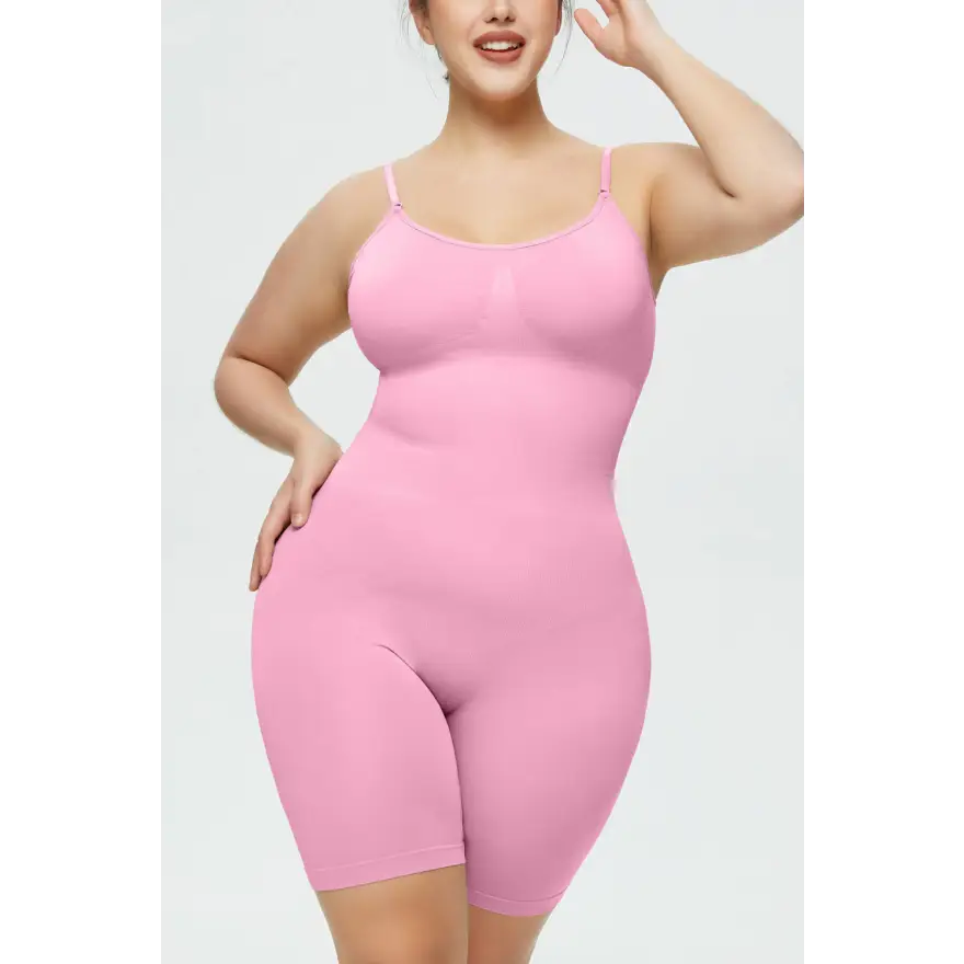 Seamless Spaghetti Strap Shaping Romper Flawless Fit Clothing Tops Trendsi