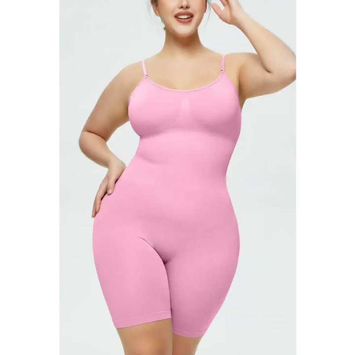 Seamless Spaghetti Strap Shaping Romper Flawless Fit Clothing Tops Trendsi