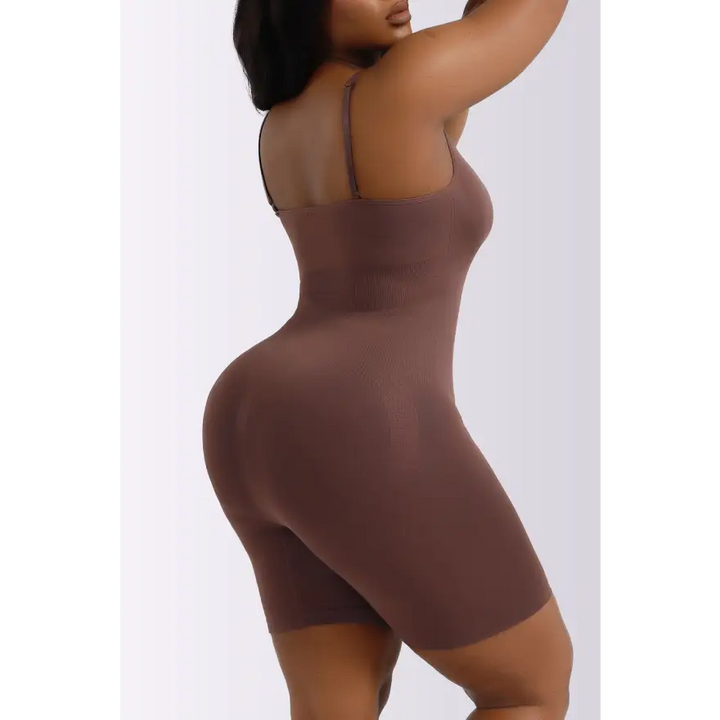 Seamless Spaghetti Strap Shaping Romper Flawless Fit Clothing Tops Trendsi