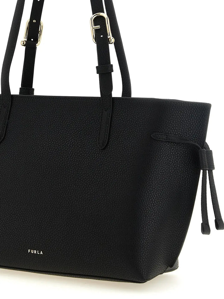 Women’s Furla Black Calfskin Tote Bag