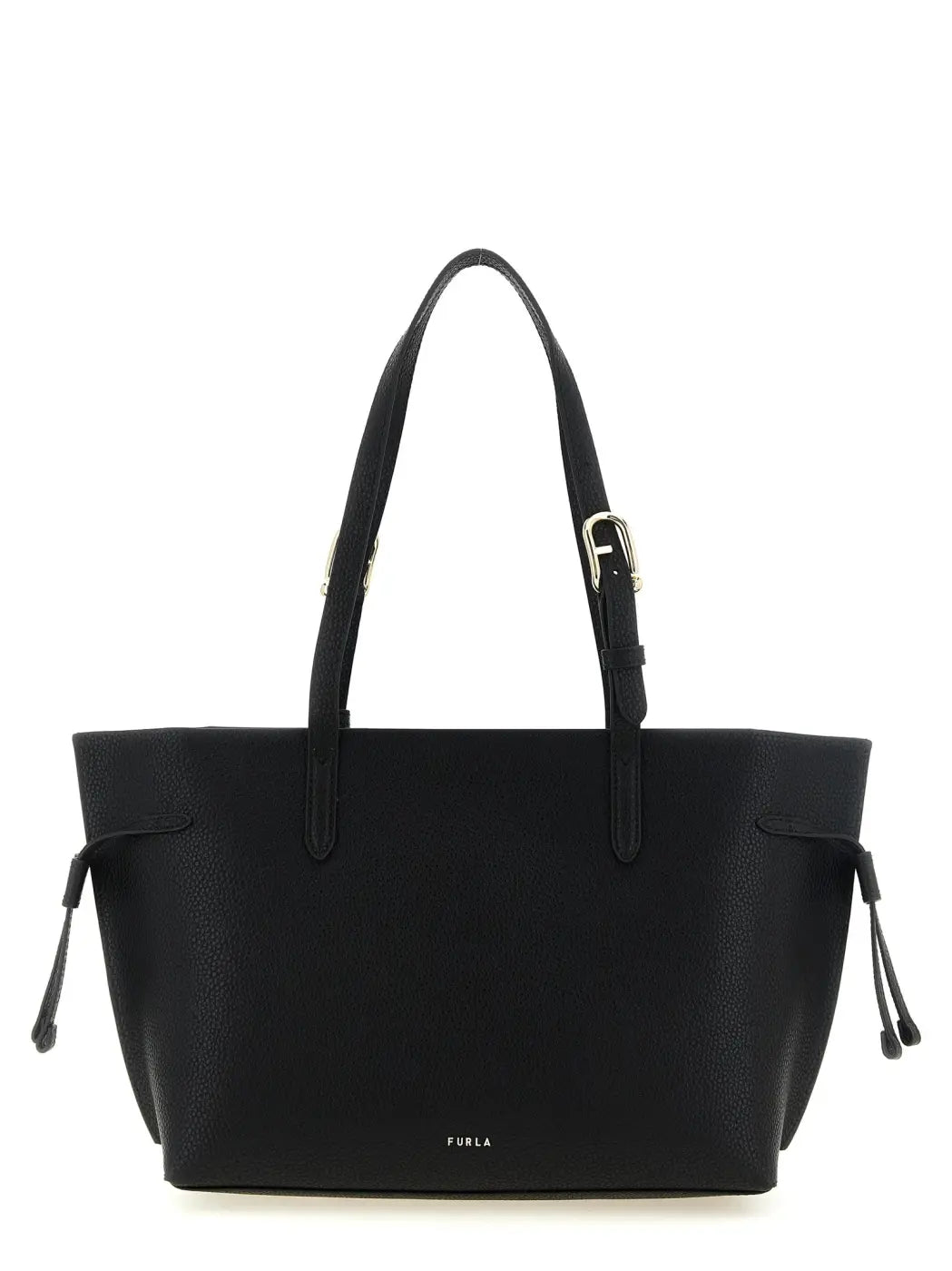 Women’s Furla Black Calfskin Tote Bag
