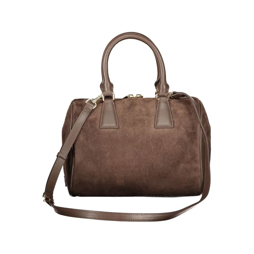 Furla Brown Leather Women’s Bag with Handles