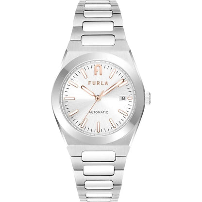 Furla Gray Stainless Steel Dress Watch