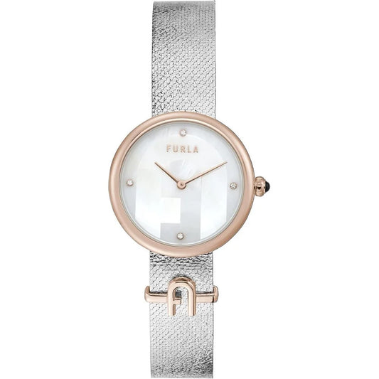 Furla Gray Stainless Steel Dress Watch