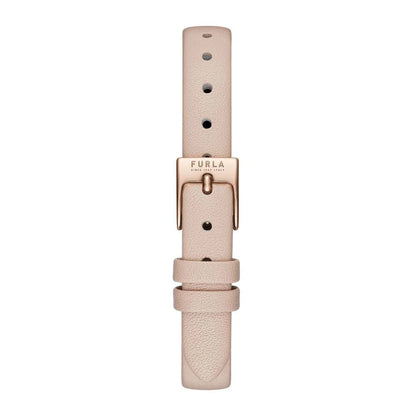Furla Multicolor Leather Dress Watch in Pink Stainless Steel 38MM