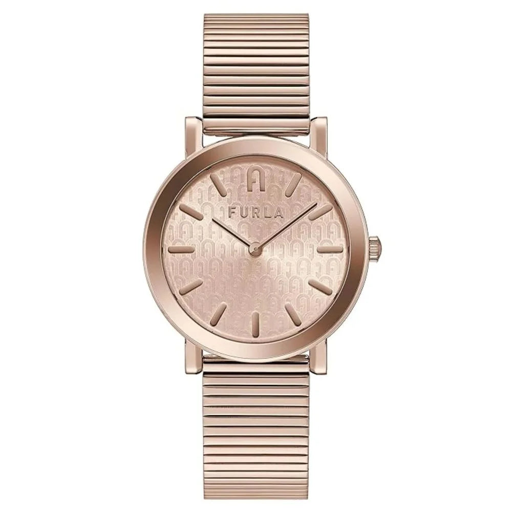Furla Multicolor Stainless Steel Pink Quartz Watch 38MM 5ATM