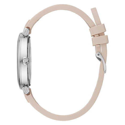 Furla Multicolor Synthetic Dress Watch with Pink Dial and Silicone Strap