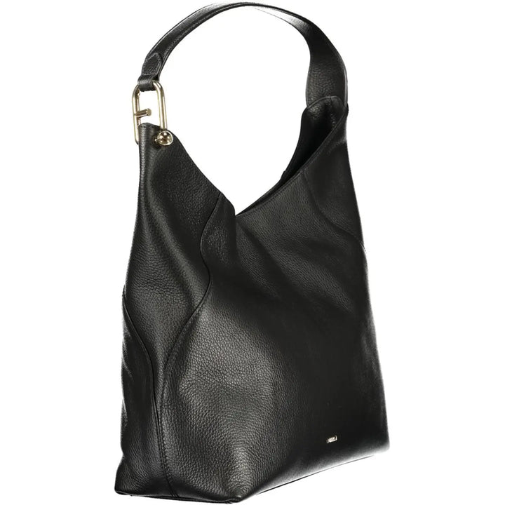 Furla Nero Pelle Women Shoulder Bag