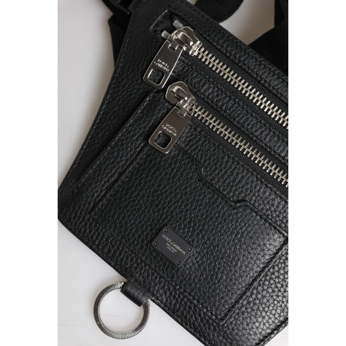 Gabbana Belt Bag with Vibrant Design and Multiple Zipped Pockets Dolce &