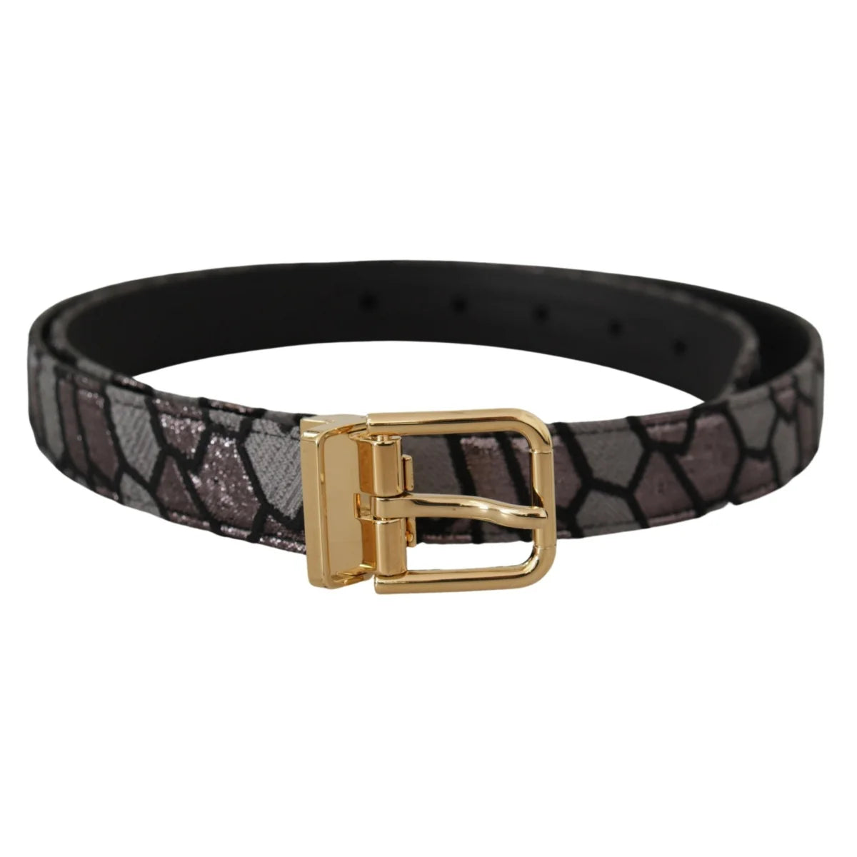 Gabbana Belt Embodies Italian Patchwork Leather Artistry Dolce &